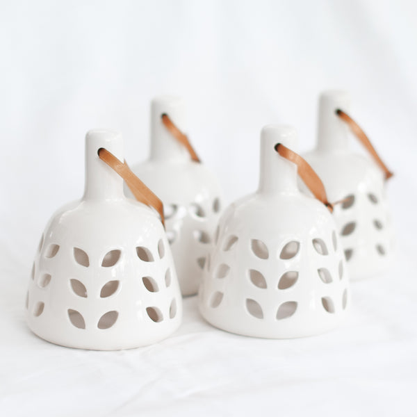 Lily Bell Ceramic Ornament Set