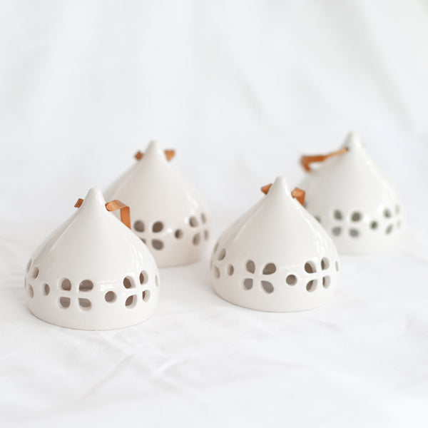Poppy Drop Ceramic Ornament Set